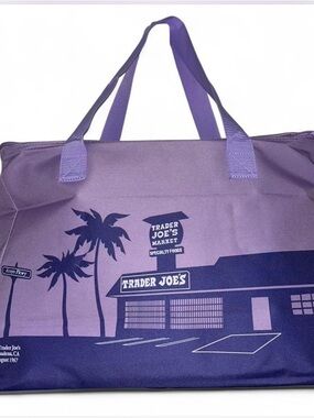 Lavendar Large Insulated Trader Joe’s Bag NWT